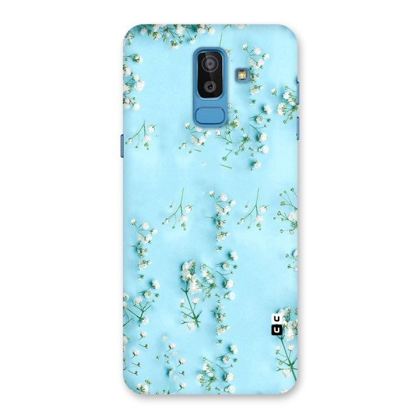 White Lily Design Back Case for Galaxy J8