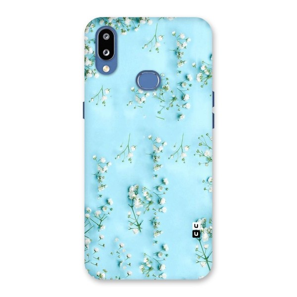 White Lily Design Back Case for Galaxy M01s