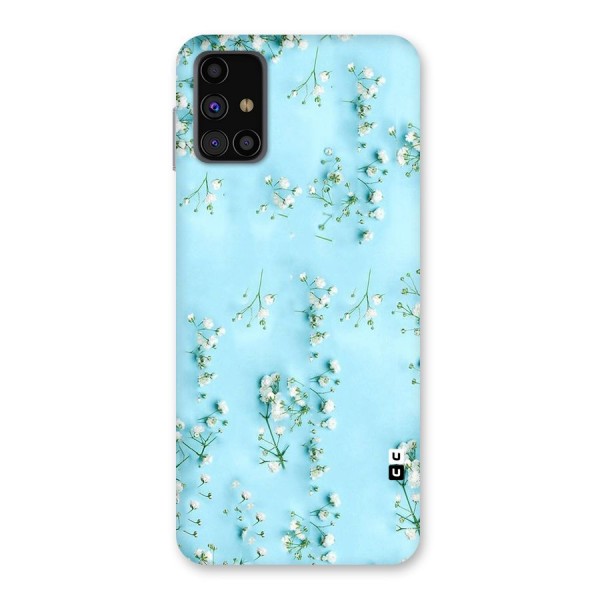 White Lily Design Back Case for Galaxy M31s