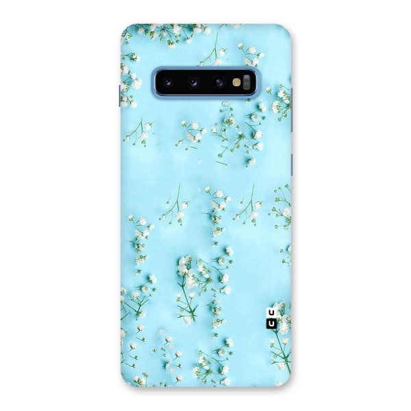 White Lily Design Back Case for Galaxy S10 Plus