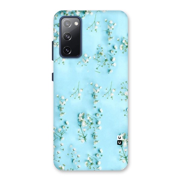 White Lily Design Back Case for Galaxy S20 FE