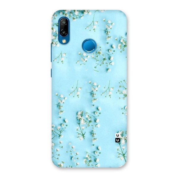 White Lily Design Back Case for Huawei P20 Lite