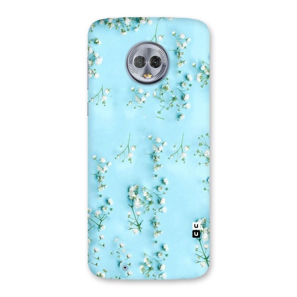 White Lily Design Back Case for Moto G6