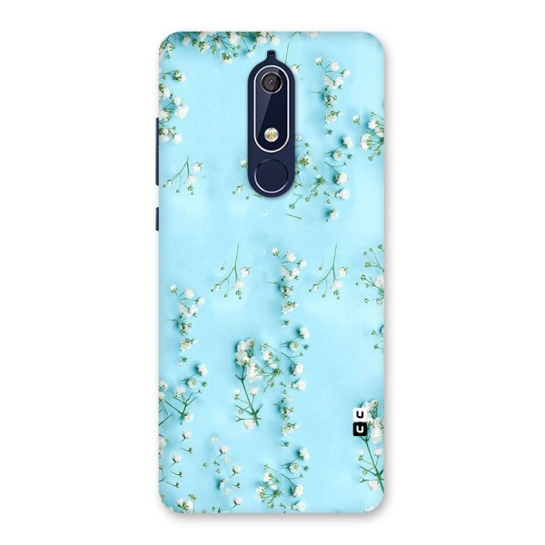 White Lily Design Back Case for Nokia 5.1