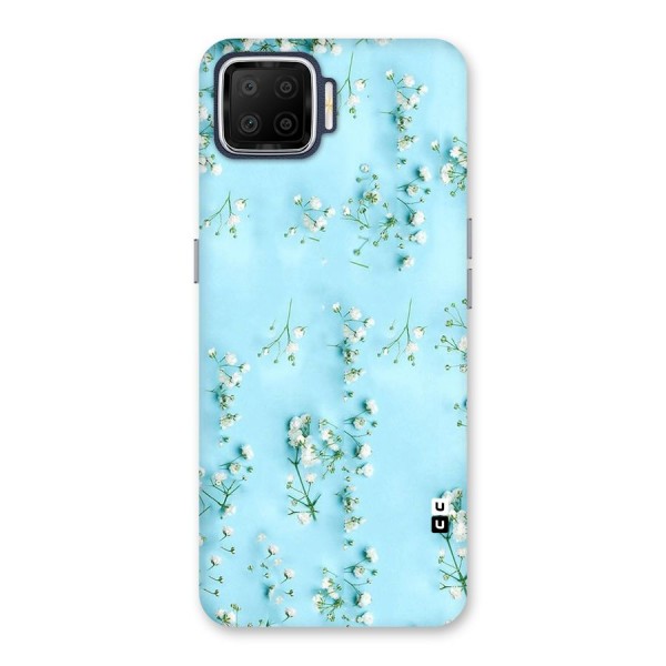 White Lily Design Back Case for Oppo F17