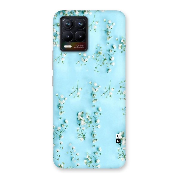 White Lily Design Back Case for Realme 8