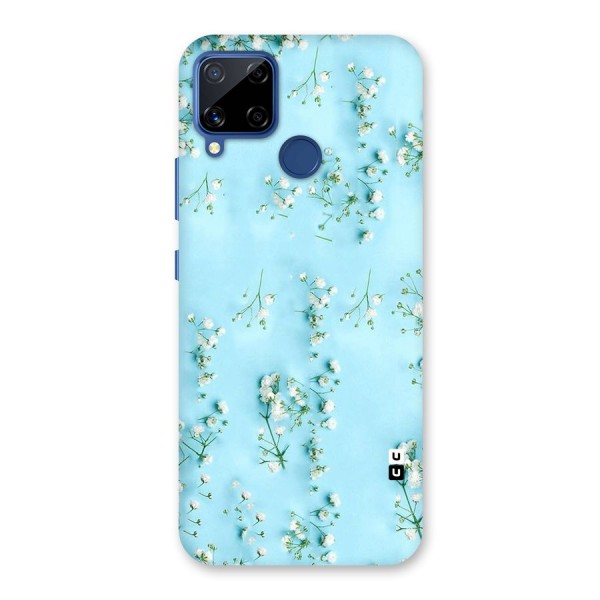 White Lily Design Back Case for Realme Narzo 30A