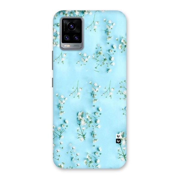 White Lily Design Back Case for Vivo V20