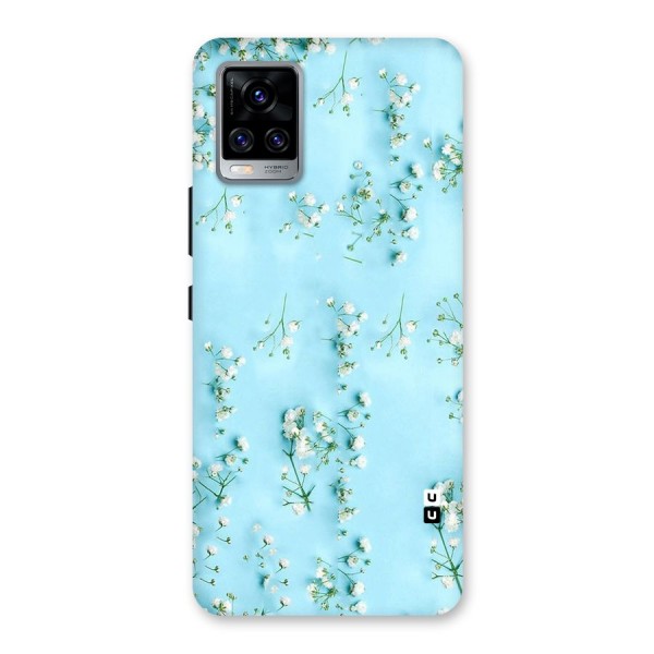 White Lily Design Back Case for Vivo V20 Pro