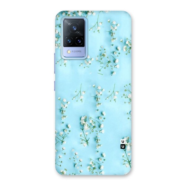 White Lily Design Back Case for Vivo V21 5G