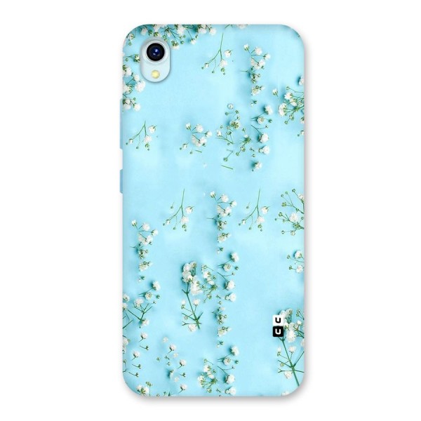 White Lily Design Back Case for Vivo Y1s