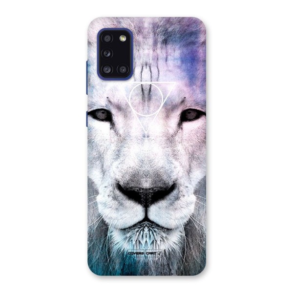 White Lion Back Case for Galaxy A31