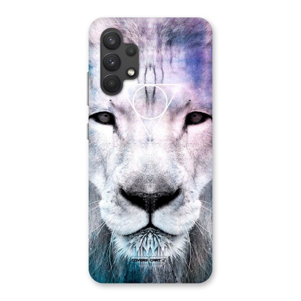 White Lion Back Case for Galaxy A32