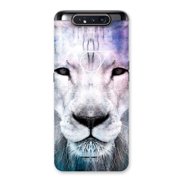 White Lion Back Case for Galaxy A80