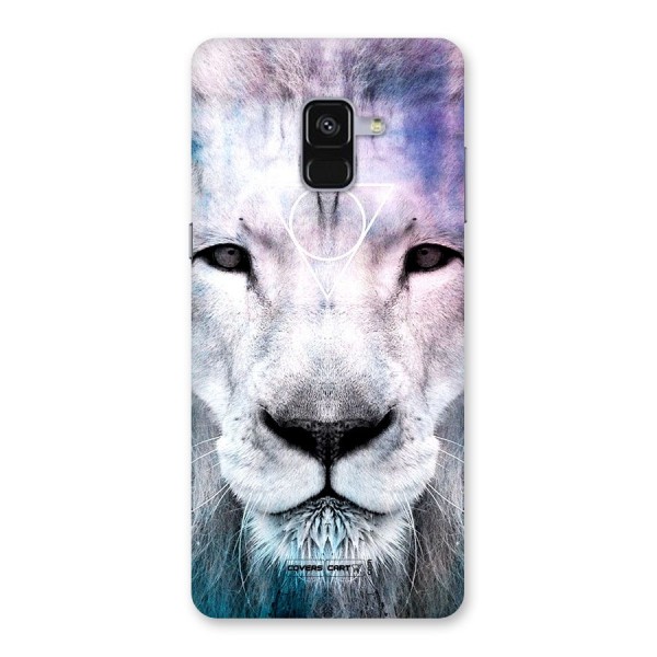 White Lion Back Case for Galaxy A8 Plus