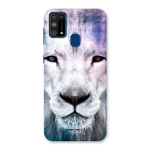 White Lion Back Case for Galaxy F41