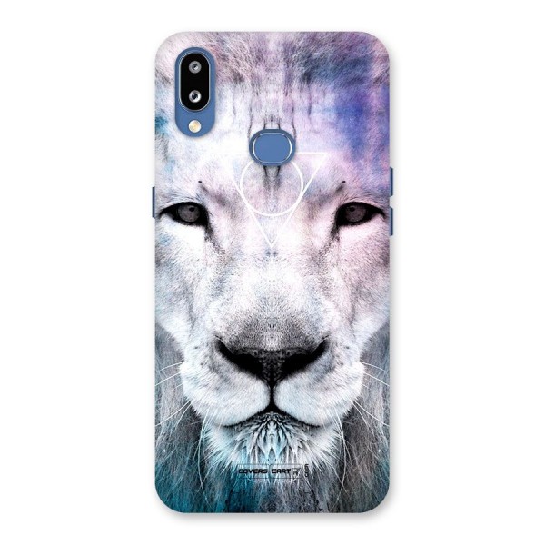 White Lion Back Case for Galaxy M01s