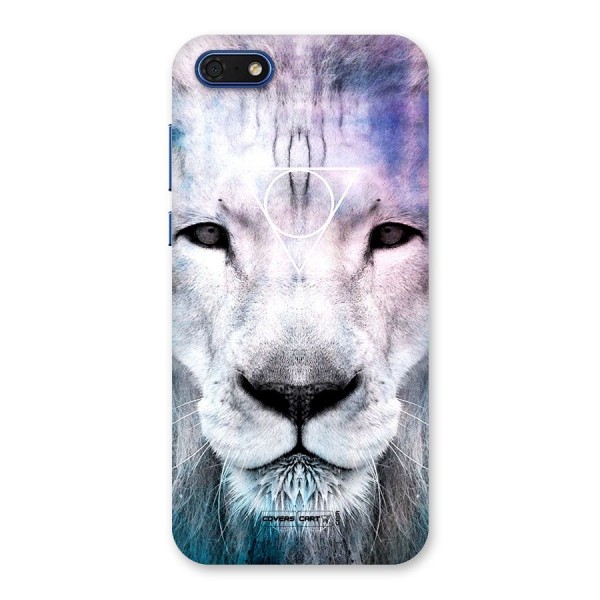 White Lion Back Case for Honor 7s