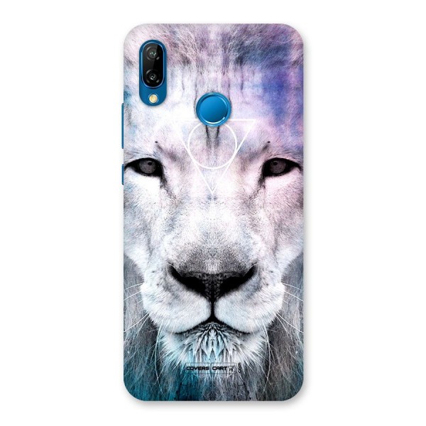 White Lion Back Case for Huawei P20 Lite