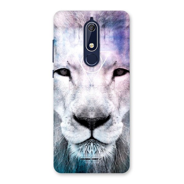 White Lion Back Case for Nokia 5.1