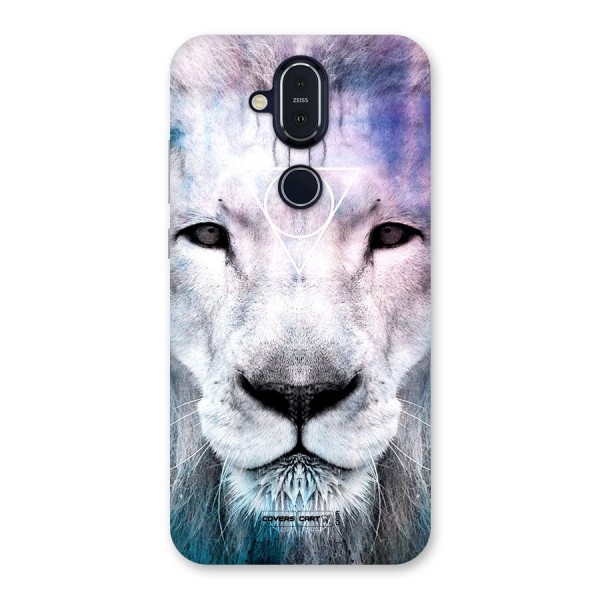 White Lion Back Case for Nokia 8.1