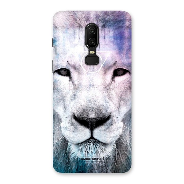 White Lion Back Case for OnePlus 6