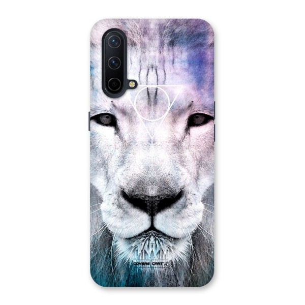 White Lion Back Case for OnePlus Nord CE 5G