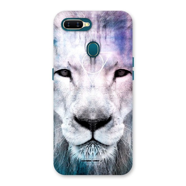 White Lion Back Case for Oppo A12