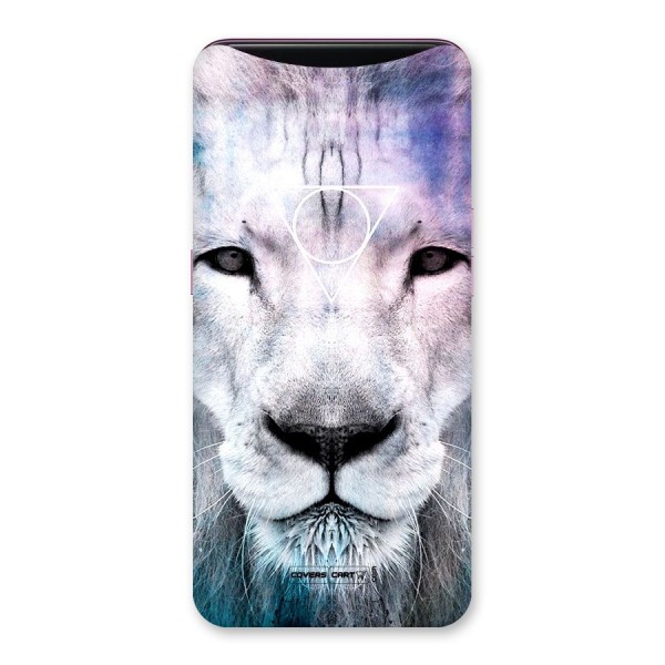 White Lion Back Case for Oppo Find X