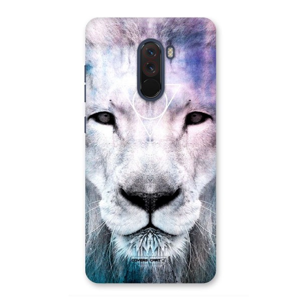 White Lion Back Case for Poco F1