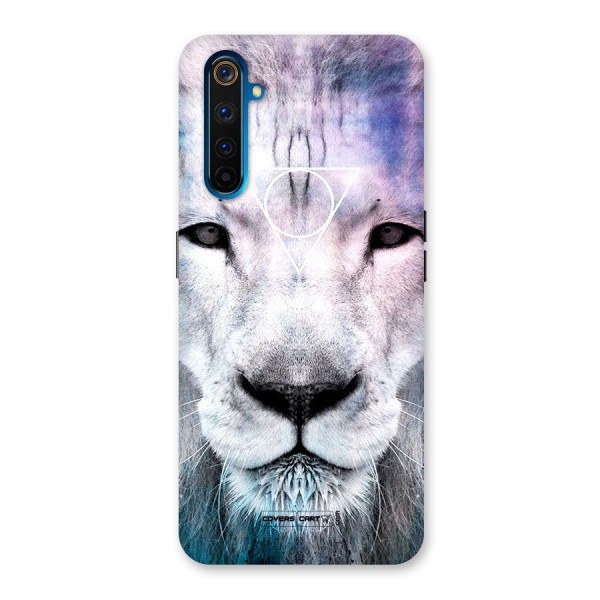 White Lion Back Case for Realme 6 Pro