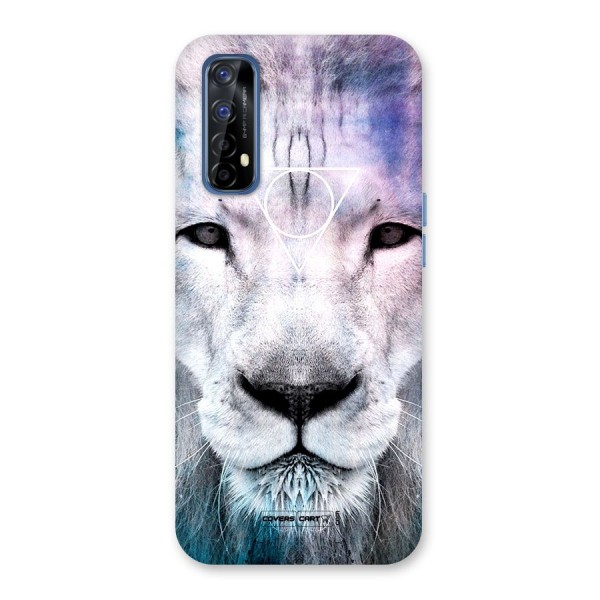 White Lion Back Case for Realme 7