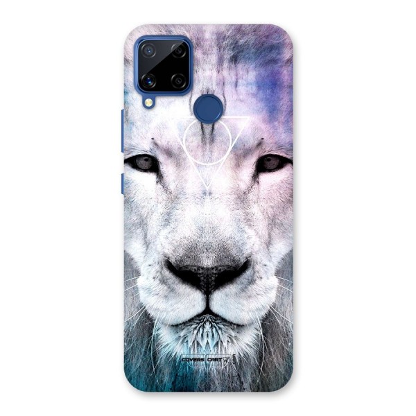 White Lion Back Case for Realme C12