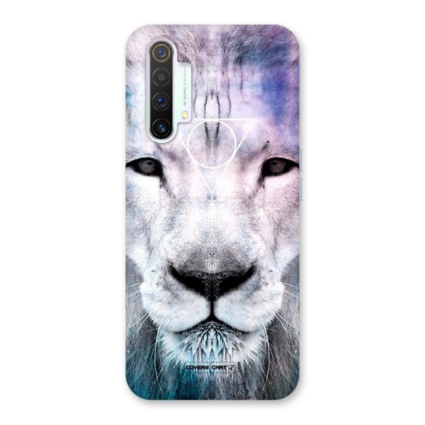 White Lion Back Case for Realme X3 SuperZoom