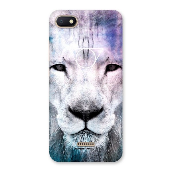 White Lion Back Case for Redmi 6A