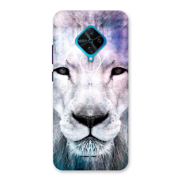 White Lion Back Case for Vivo S1 Pro