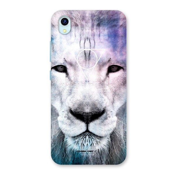 White Lion Back Case for Vivo Y1s