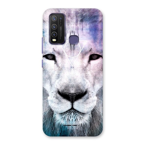 White Lion Back Case for Vivo Y30