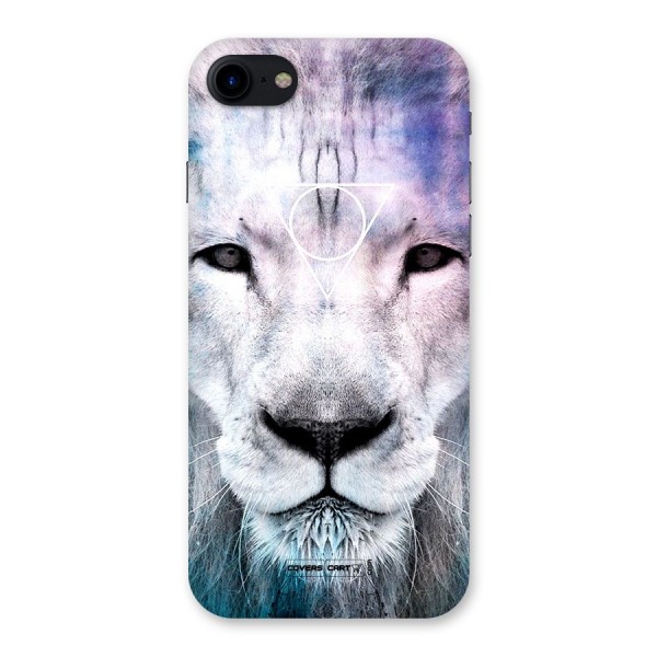 White Lion Back Case for iPhone SE 2020