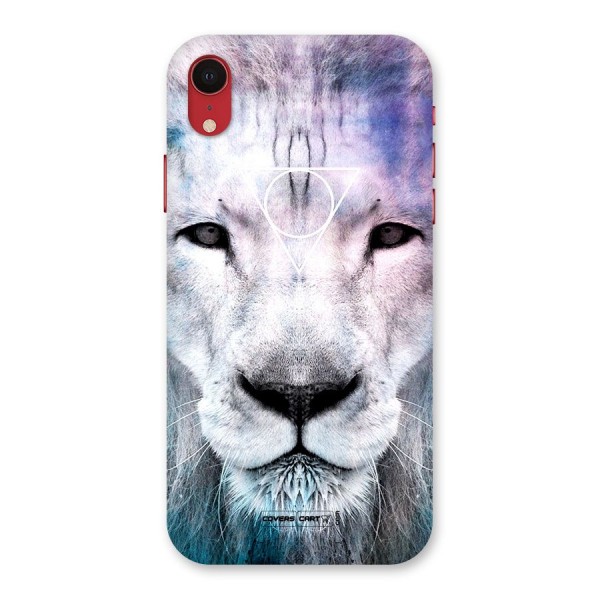 White Lion Back Case for iPhone XR