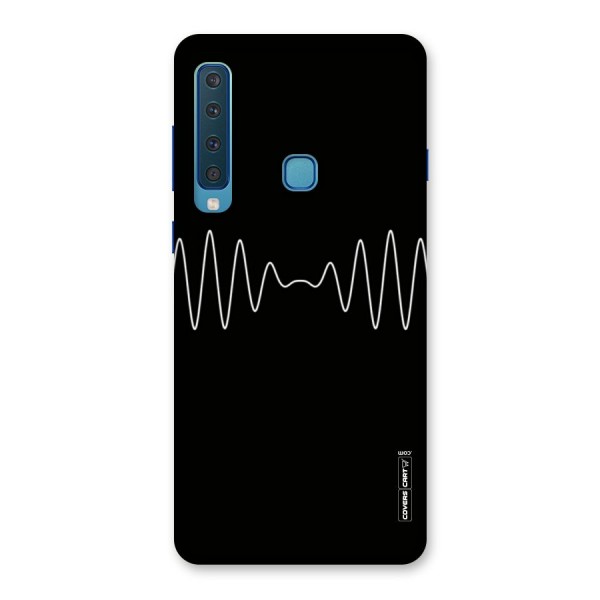 White Minimal Thread Back Case for Galaxy A9 (2018)