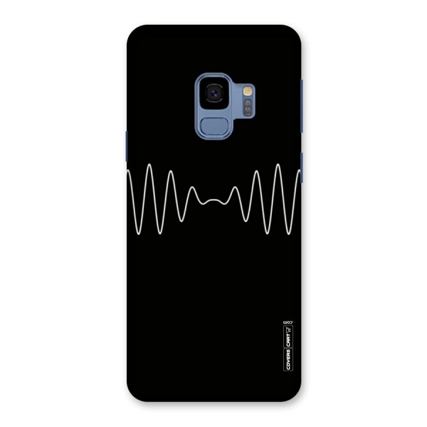 White Minimal Thread Back Case for Galaxy S9