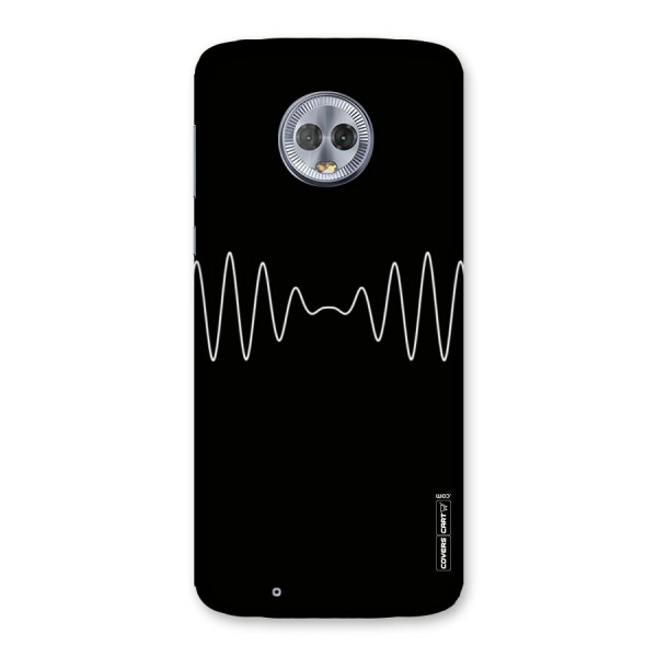 White Minimal Thread Back Case for Moto G6