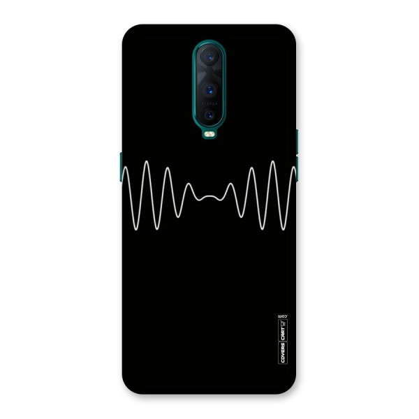 White Minimal Thread Back Case for Oppo R17 Pro