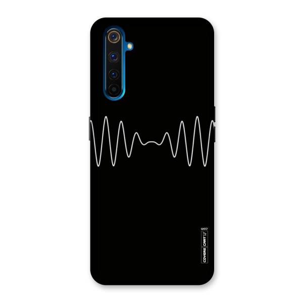 White Minimal Thread Back Case for Realme 6 Pro