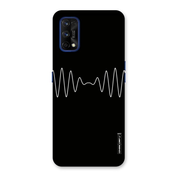 White Minimal Thread Back Case for Realme 7 Pro