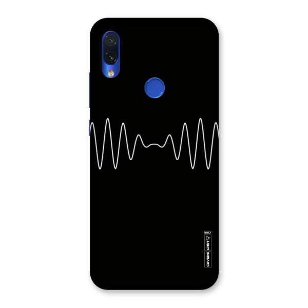 White Minimal Thread Back Case for Redmi Note 7