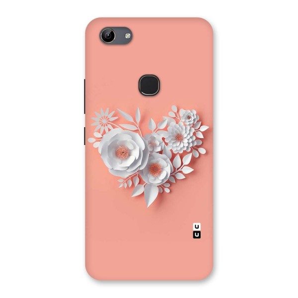 White Paper Flower Back Case for Vivo Y81