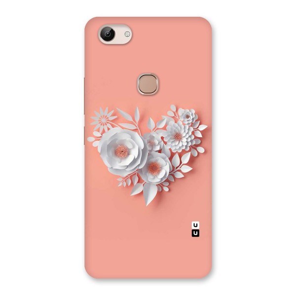 White Paper Flower Back Case for Vivo Y83