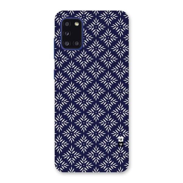 White Petals Pattern Back Case for Galaxy A31